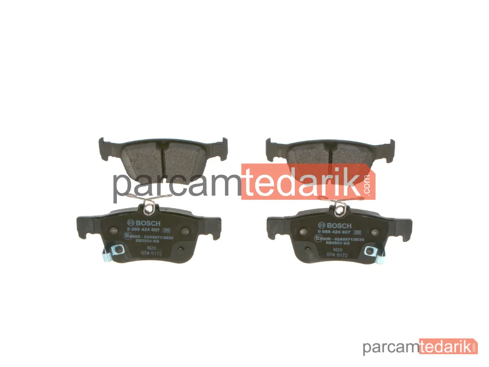 0986424807 | Fren Balatası (Arka) — Honda Civic X, Honda Civic XI