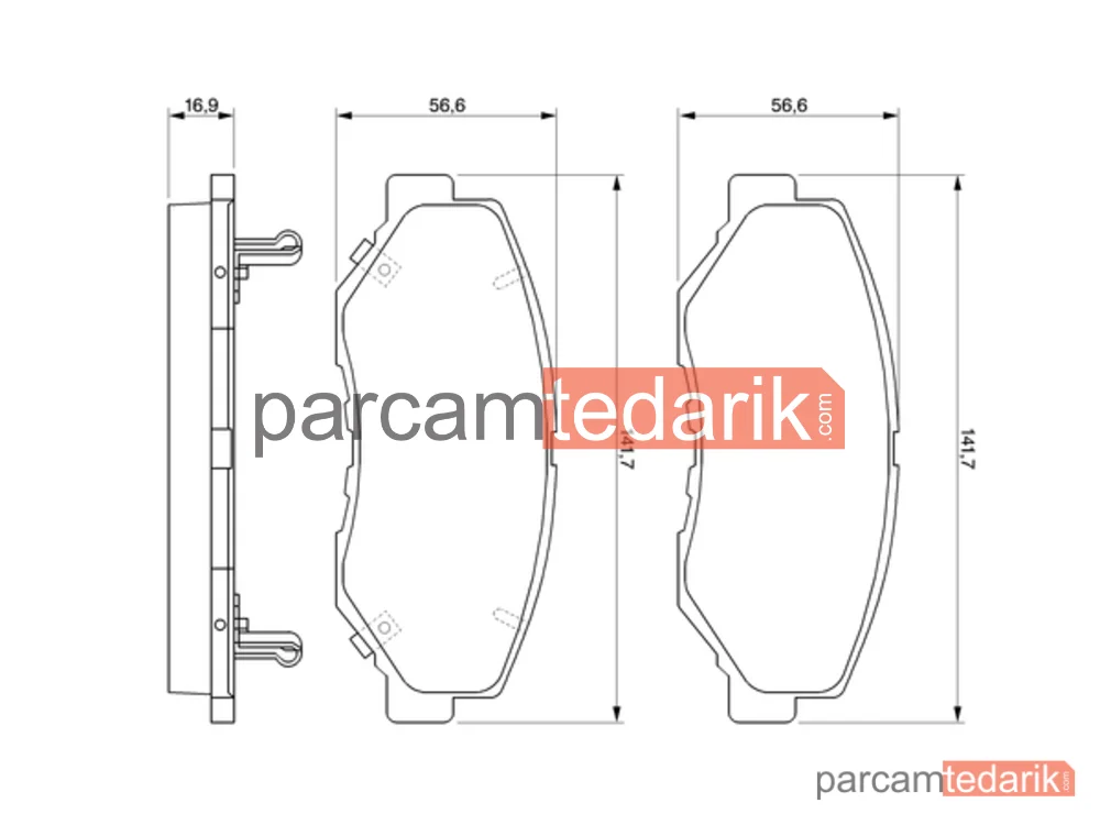 BOSCH 0986424809 | Fren Balatası — Honda Civic X, Honda Cr-V II