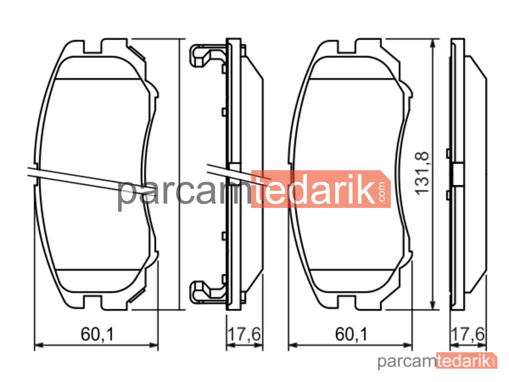 BOSCH 0986424815 | Fren Balatası (Ön) — Kia Sportage II, Hyundai Tucson, Kia Magentis II