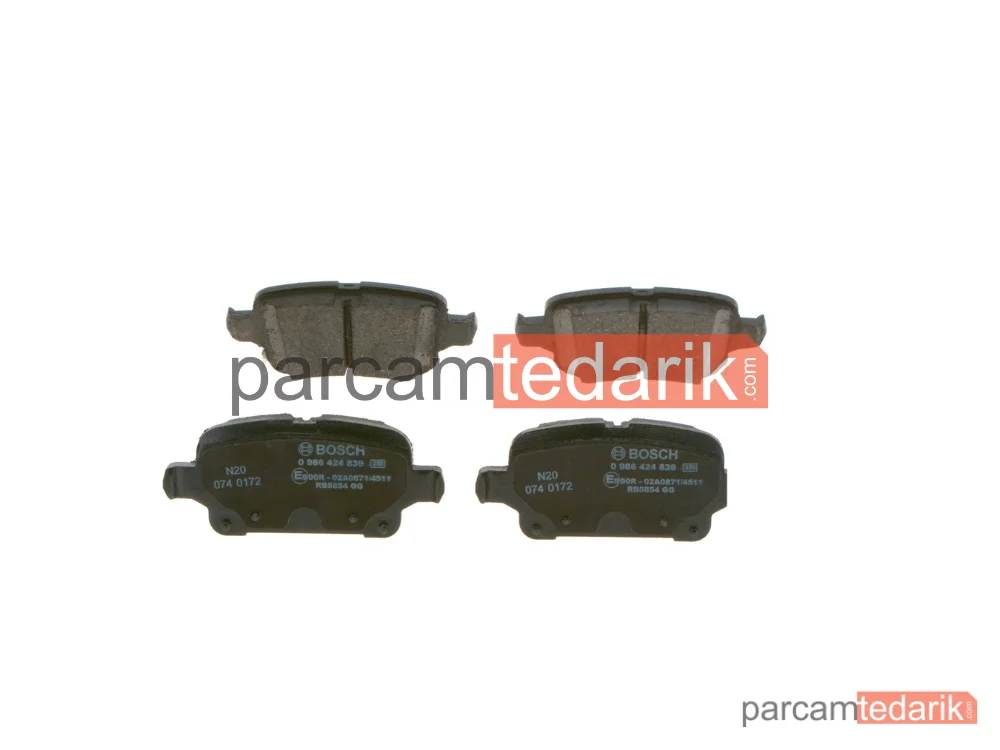 BOSCH 0986424839 | Fren Balatası (Arka) — Opel Astra K, Opel Astra K Kombi