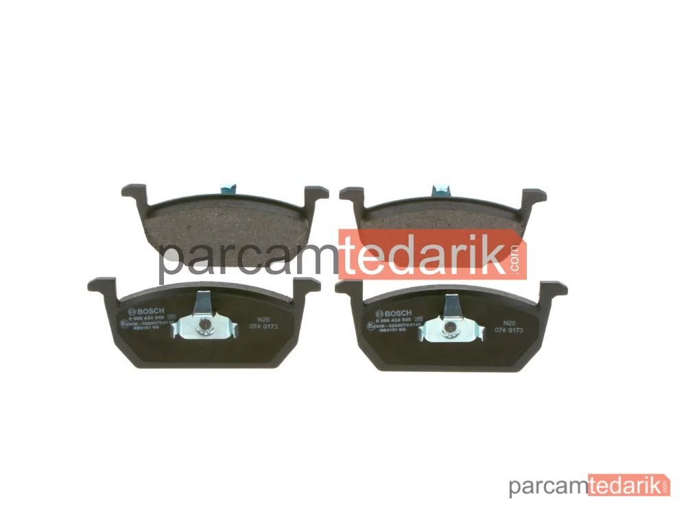 BOSCH 0986424846 | Fren Balatası — Seat Ibiza V, Seat Arona, Skoda Kamiq