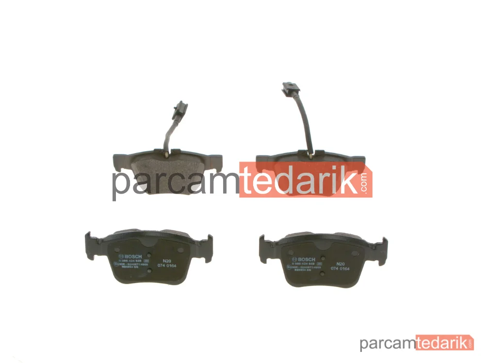 BOSCH 0986424848 | Fren Balatası (Arka) — Alfa Romeo Giulia, Alfa Romeo Stelvio, Maserati Levante Suv