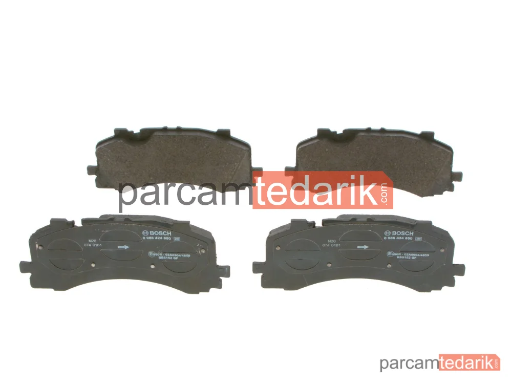 0986424850 | Fren Balatası (Ön) — Audi A6 C8, Audi A7, Audi Q7