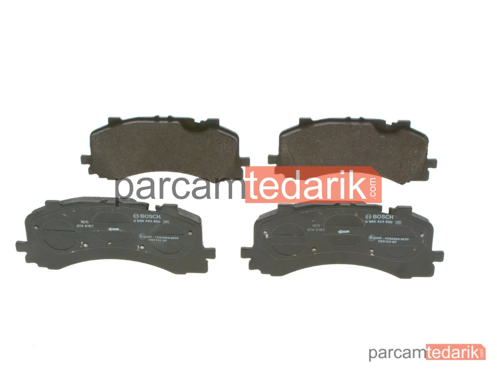 BOSCH 0986424850 | Fren Balatası (Ön) — Audi A6 C8, Audi A7, Audi Q7