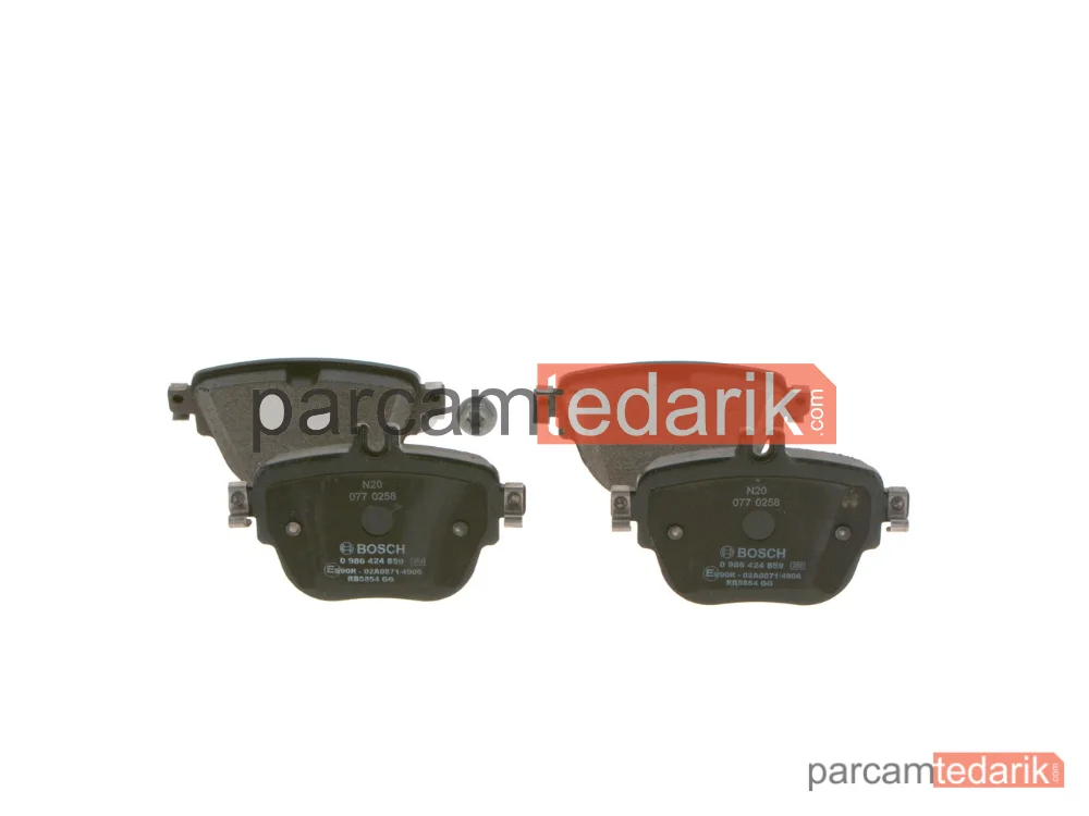 BOSCH 0986424859 | Fren Balatası — Mercedes-Benz E-Serisi, Mercedes-Benz Cls, Mercedes-Benz E-Serisi T-Model