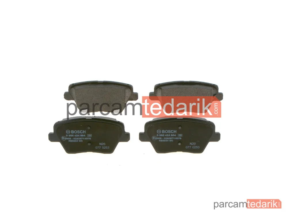 BOSCH 0986424864 | Fren Balatası — Hyundai i30, Kia Ceed, Kia Ceed Sportswagon