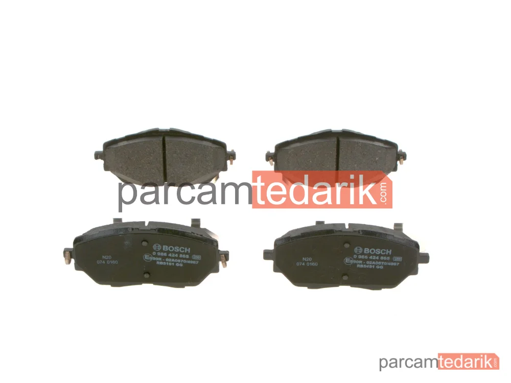 BOSCH 0986424865 | Fren Balatası (Ön) — Toyota C-Hr, Toyota Corolla