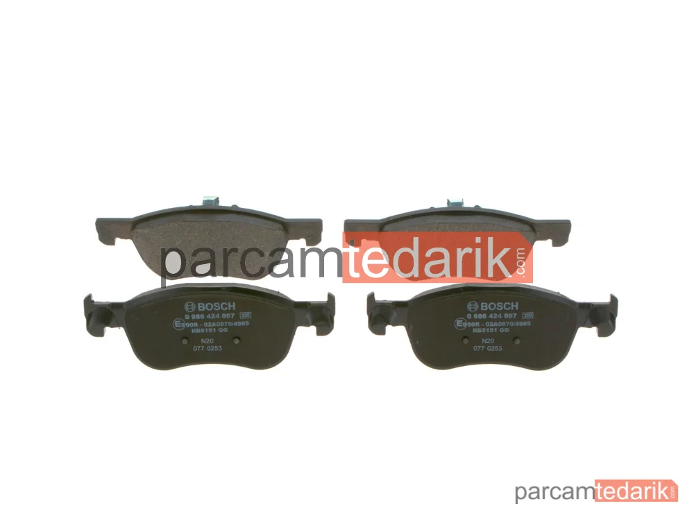 BOSCH 0986424867 | Fren Balatası — Ford Fiesta VII