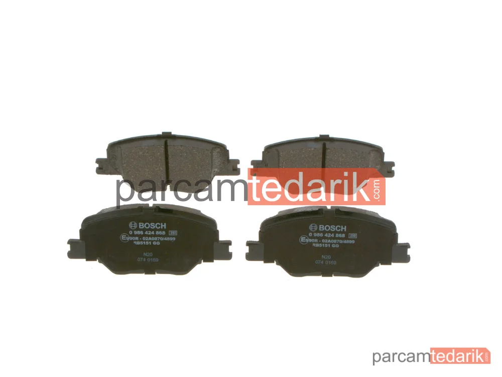 BOSCH 0986424868 | Fren Balatası (Ön) — Opel Insignia B Grand Sport, Opel Insignia B