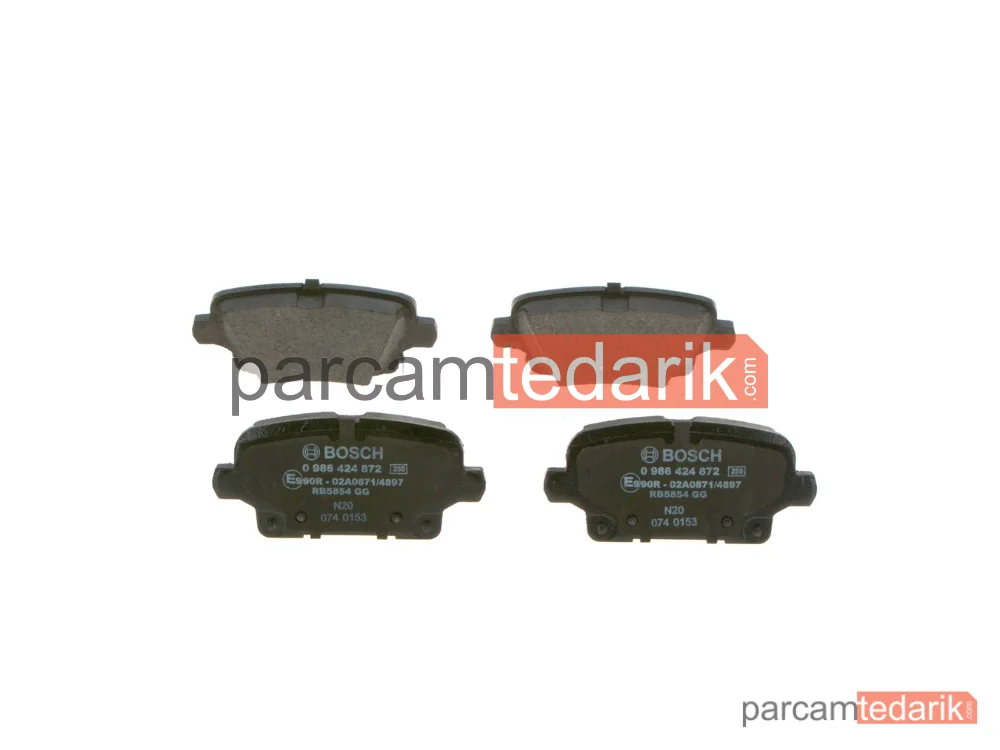 BOSCH 0986424872 | Fren Balatası (Arka) — Opel Insignia B Grand Sport, Opel Insignia B