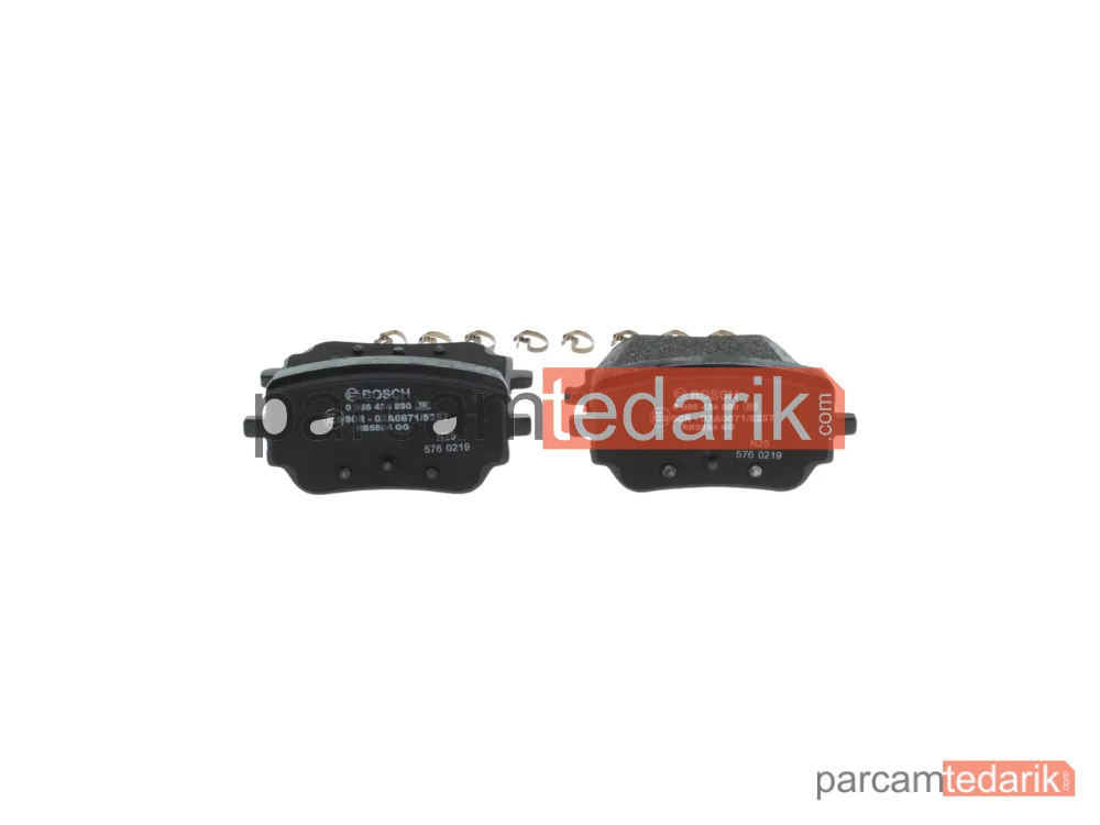 BOSCH 0986424890 | Fren Balatası (Arka) — Mercedes-Benz A-Serisi, Mercedes-Benz B-Serisi