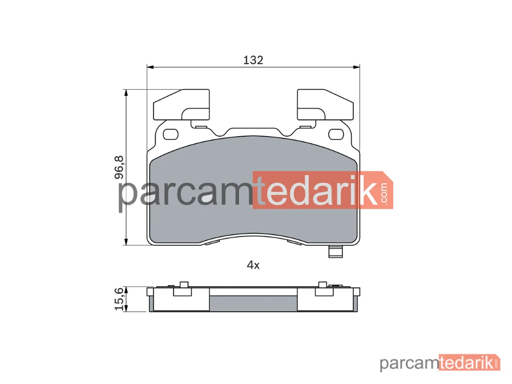 BOSCH 0986424894 | Fren Balatası — Opel Insignia B Grand Sport, Opel Insignia B