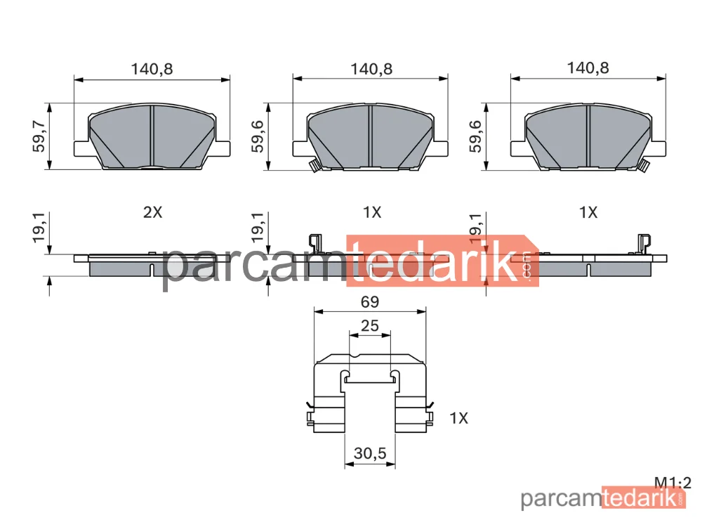 BOSCH 0986424896 | Fren Balatası — Opel Insignia B Grand Sport, Opel Insignia B, Opel Mokka / Mokka X