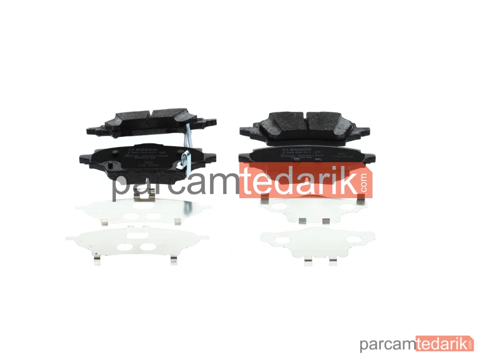 0986424911 | Fren Balatası (Arka) — Toyota Corolla, Toyota C-Hr, Toyota Yaris