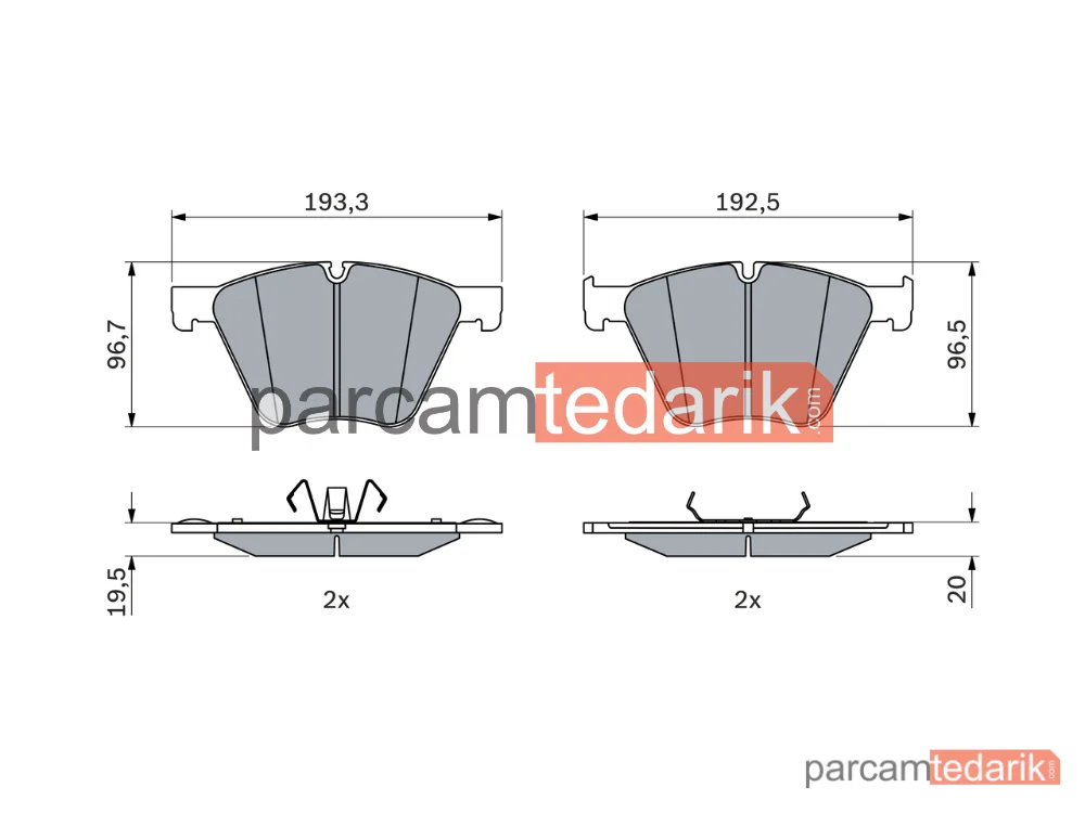 BOSCH 0986424920 | Fren Balatası — Rolls-Royce Ghost I