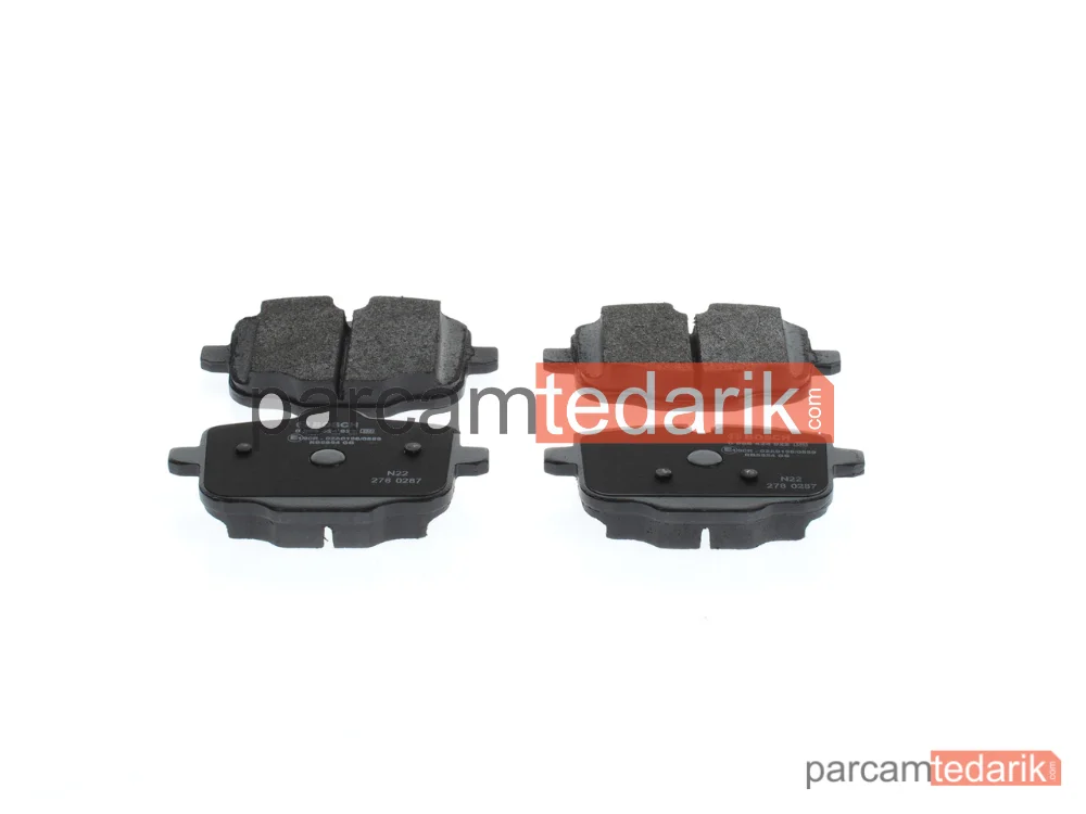 0986424922 | Fren Balatası (Arka) — BMW 5, BMW 6 Gran Turismo, BMW X3