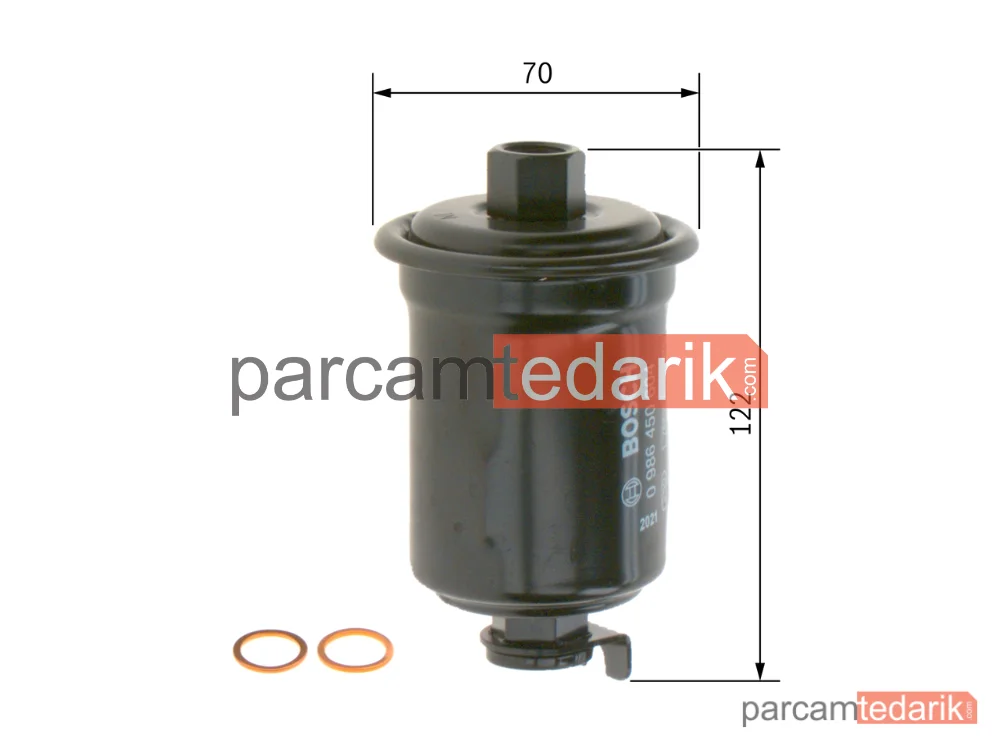 BOSCH 0986450604 | Yakıt Filtresi — Mitsubishi Lancer V, Mitsubishi Colt IV, Proton Persona 300