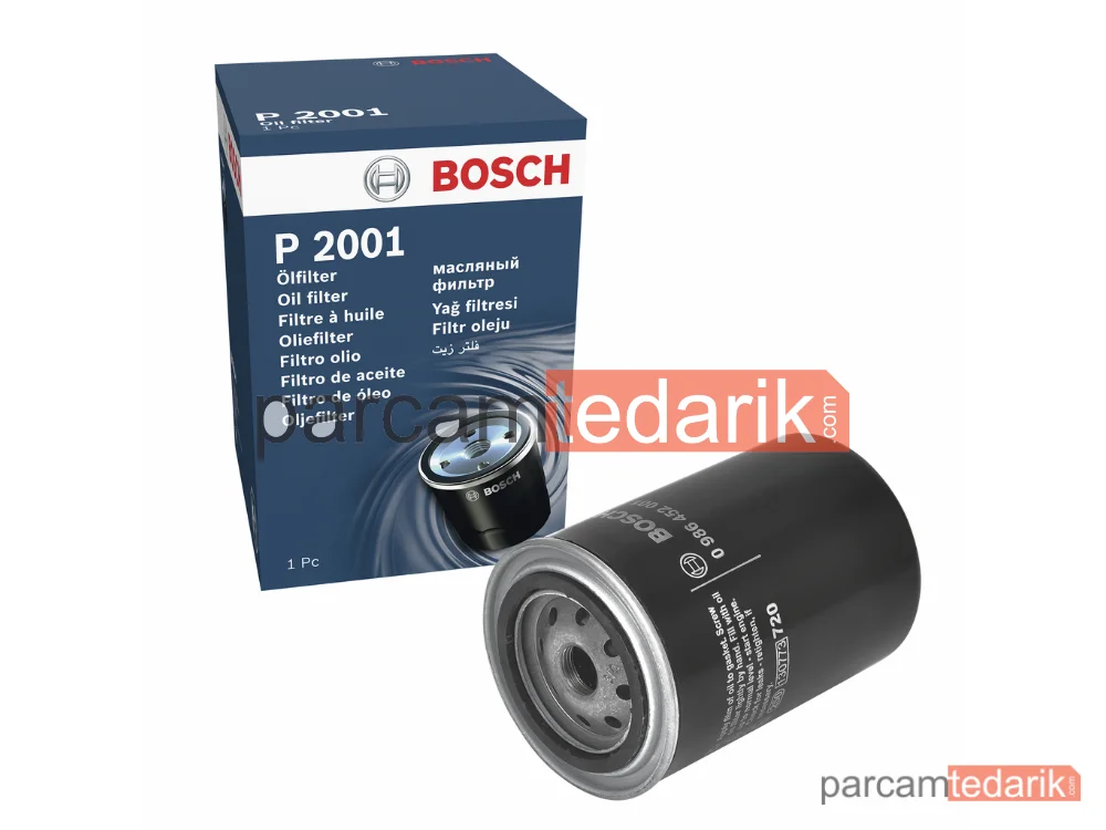 BOSCH 0986452001 | Yağ Filtresi — Ferrari 208/308 Coupe, Volvo 164, Ferrari 208/308 Targa Tavan