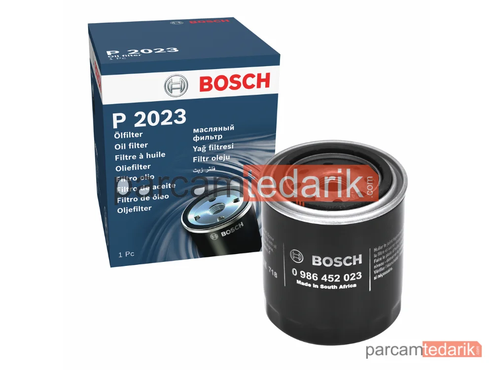 BOSCH 0986452023 | Yağ Filtresi — Nissan Bluebird, Nissan Sunny II, Nissan Sunny II Coupe