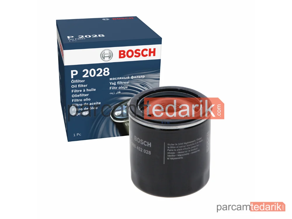 BOSCH 0986452028 | Yağ Filtresi — Toyota Corolla, Toyota Camry, Toyota Corolla Liftback