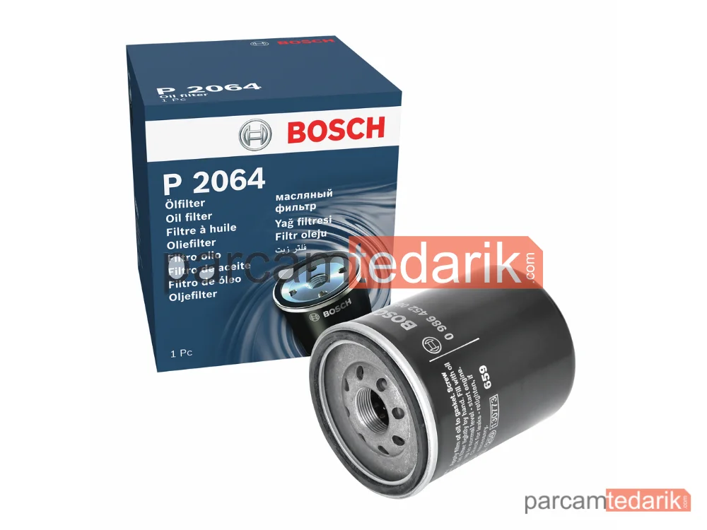 BOSCH 0986452064 | Yağ Filtresi — Opel Campo, Suzuki Vitara, Daihatsu Rocky Hard Top
