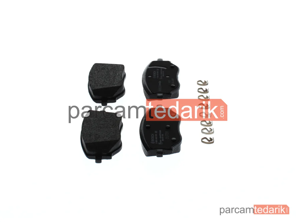BOSCH 0986460063 | Fren Balatası (Ön) — Renault Clio V, Nissan Micra V