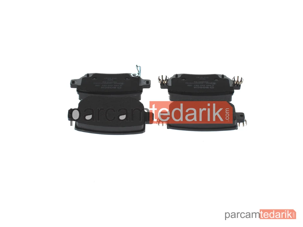 BOSCH 0986460087 | Fren Balatası (Arka) — Tesla Model 3, Tesla Model Y