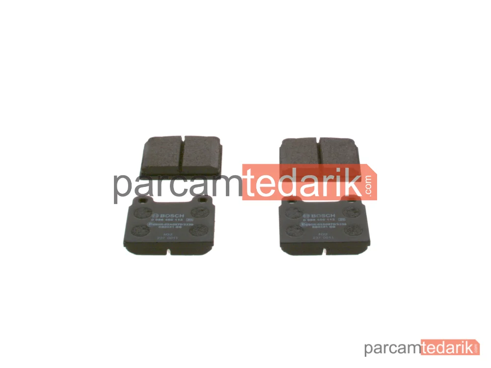 0986460113 | Fren Balatası (Ön) — Porsche 911, Mercedes-Benz /8, Porsche 911 Targa