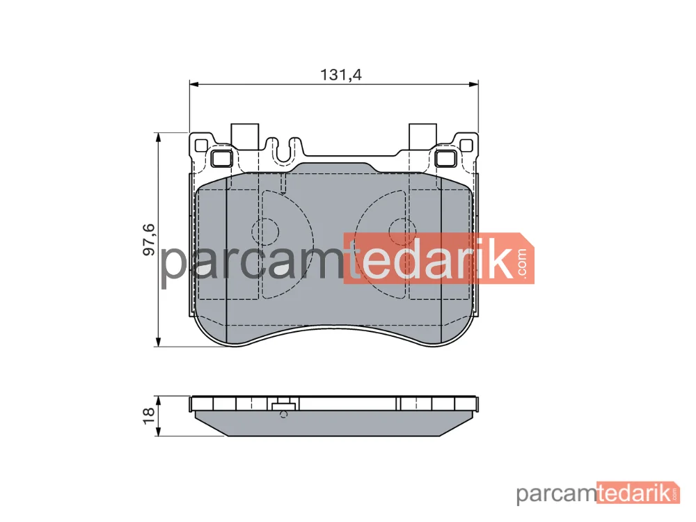 BOSCH 0986460124 | Fren Balatası — Mercedes-Benz S-Serisi, Mercedes-Benz S-Serisi Coupe, Mercedes-Benz SL