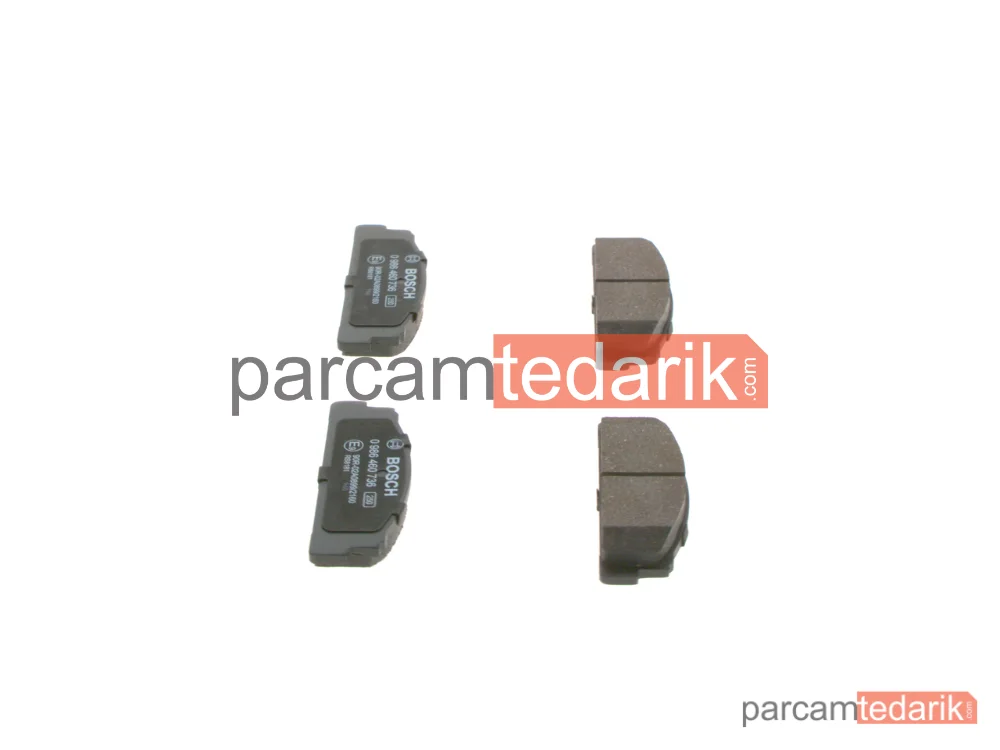 BOSCH 0986460736 | Fren Balatası (Ön) — Fiat 132, Fiat 131, Fiat Ritmo