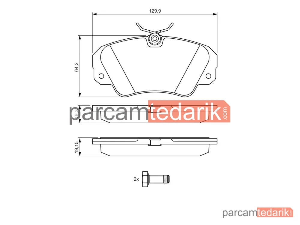 BOSCH 0986460939 | Fren Balatası (Ön) — Opel Omega B, Opel Omega A, Opel Senator B