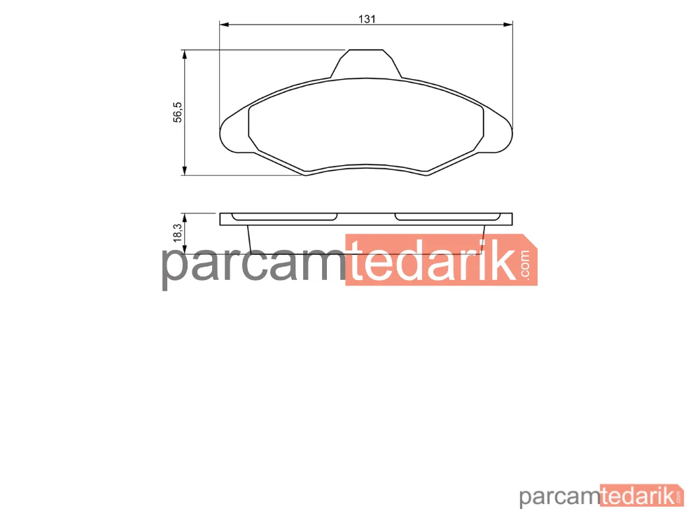 BOSCH 0986460949 | Fren Balatası (Ön) — Ford Escort VI, Ford Escort VI Cabrio, Ford Escort VI Kombi