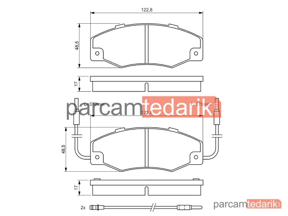 BOSCH 0986460953 | Fren Balatası — Renault 21