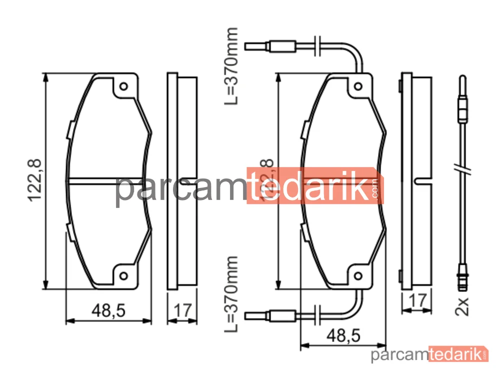 BOSCH 0986460953 | Fren Balatası — Renault 21