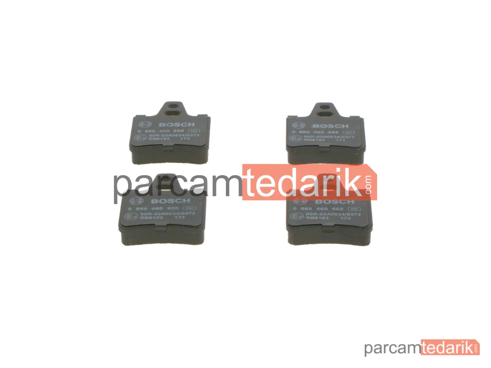 0986460958 | Fren Balatası (Arka) — Citroen Xantia