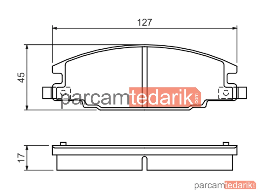 BOSCH 0986460960 | Fren Balatası (Ön) — Opel Campo, Opel Frontera A, Isuzu Trooper I