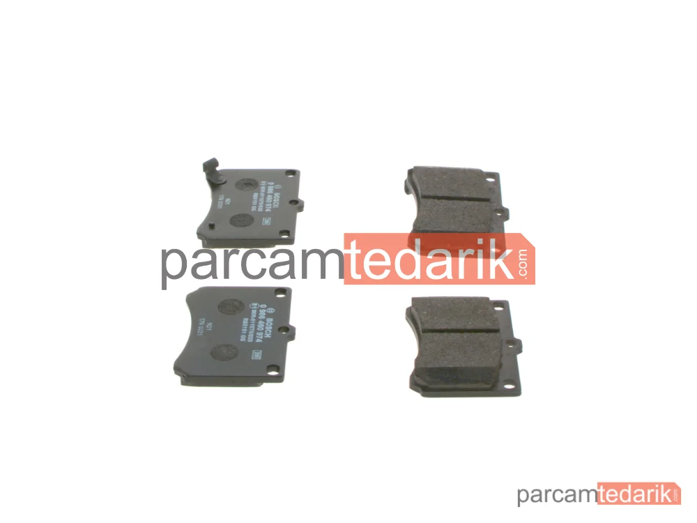 BOSCH 0986460974 | Fren Balatası (Ön) — Mazda MX-3, Mazda 323 C IV, Mazda 323 F IV