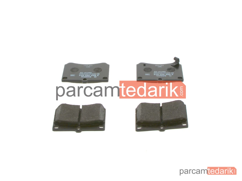 BOSCH 0986460974 | Fren Balatası (Ön) — Mazda MX-3, Mazda 323 C IV, Mazda 323 F IV