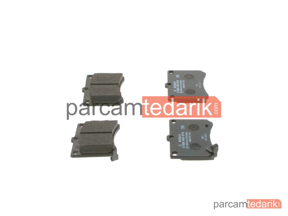 BOSCH 0986460974 | Fren Balatası (Ön) — Mazda MX-3, Mazda 323 C IV, Mazda 323 F IV