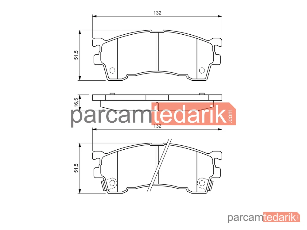 BOSCH 0986460975 | Fren Balatası (Ön) — Mazda 626 V, Mazda 626 IV, Mazda 323 S VI