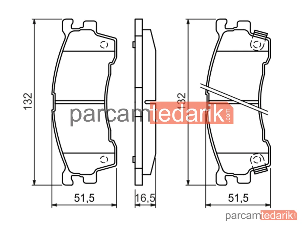 BOSCH 0986460975 | Fren Balatası (Ön) — Mazda 626 V, Mazda 626 IV, Mazda 323 S VI