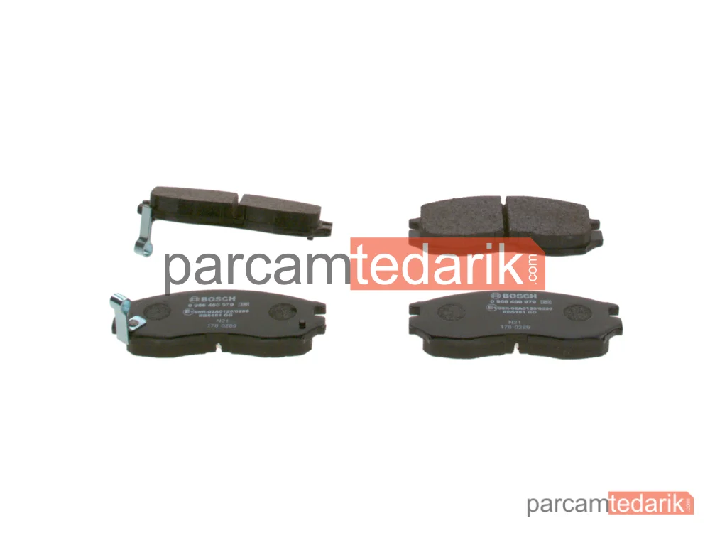 0986460979 | Fren Balatası (Ön) — Mitsubishi Galant VI, Mitsubishi Galant VII, Mitsubishi Space Wagon