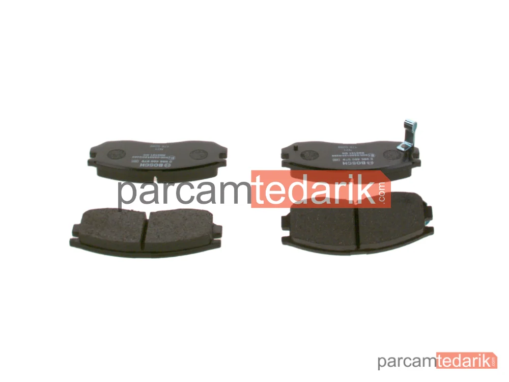BOSCH 0986460979 | Fren Balatası (Ön) — Mitsubishi Galant VI, Mitsubishi Galant VII, Mitsubishi Space Wagon
