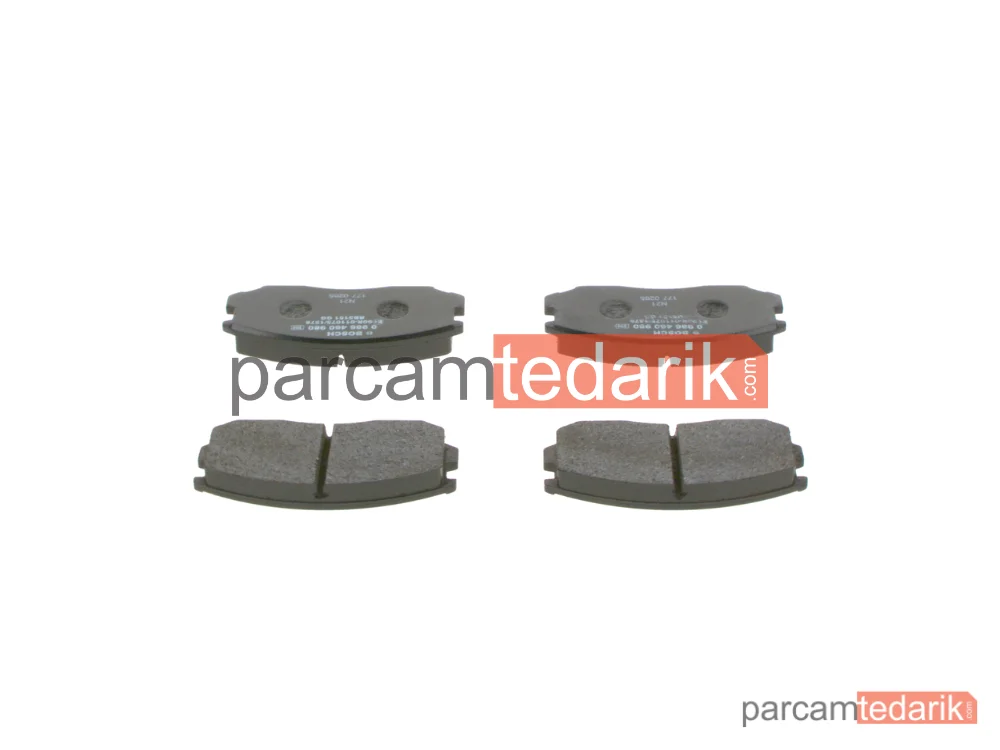 BOSCH 0986460980 | Fren Balatası (Ön) — Daihatsu Terios, Mitsubishi Colt III, Mitsubishi Lancer IV