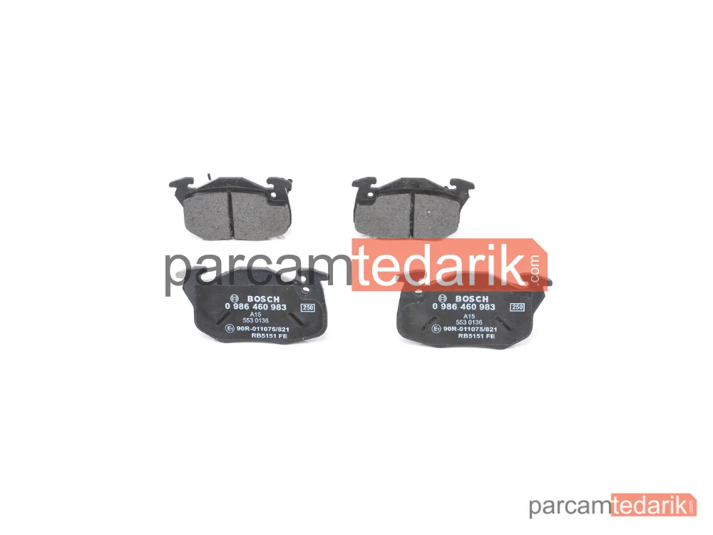 BOSCH 0986460983 | Fren Balatası (Ön) — Peugeot 306, Citroen AX, Citroen ZX
