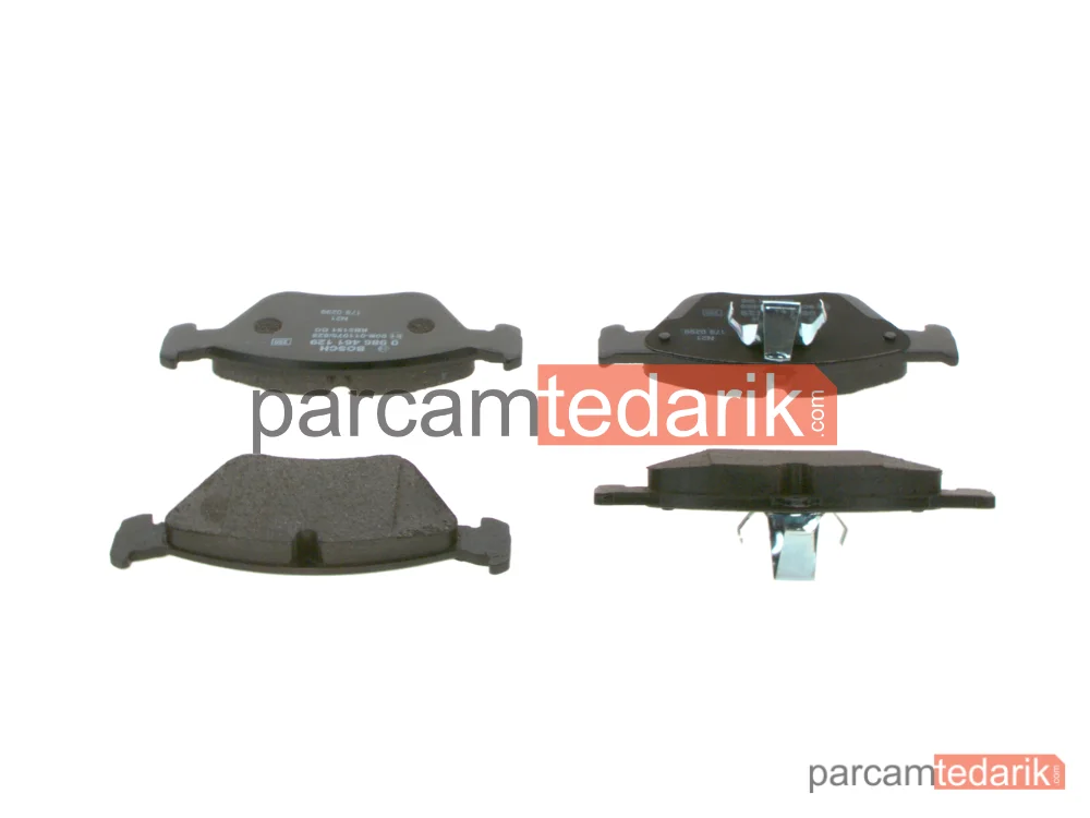 BOSCH 0986461129 | Fren Balatası (Ön) — Saab 900 II Coupe, Saab 900 II Cabrio, Opel Omega B