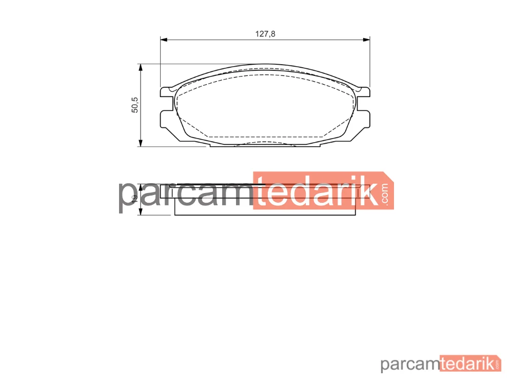 BOSCH 0986461133 | Fren Balatası (Arka) — Nissan Patrol GR IV