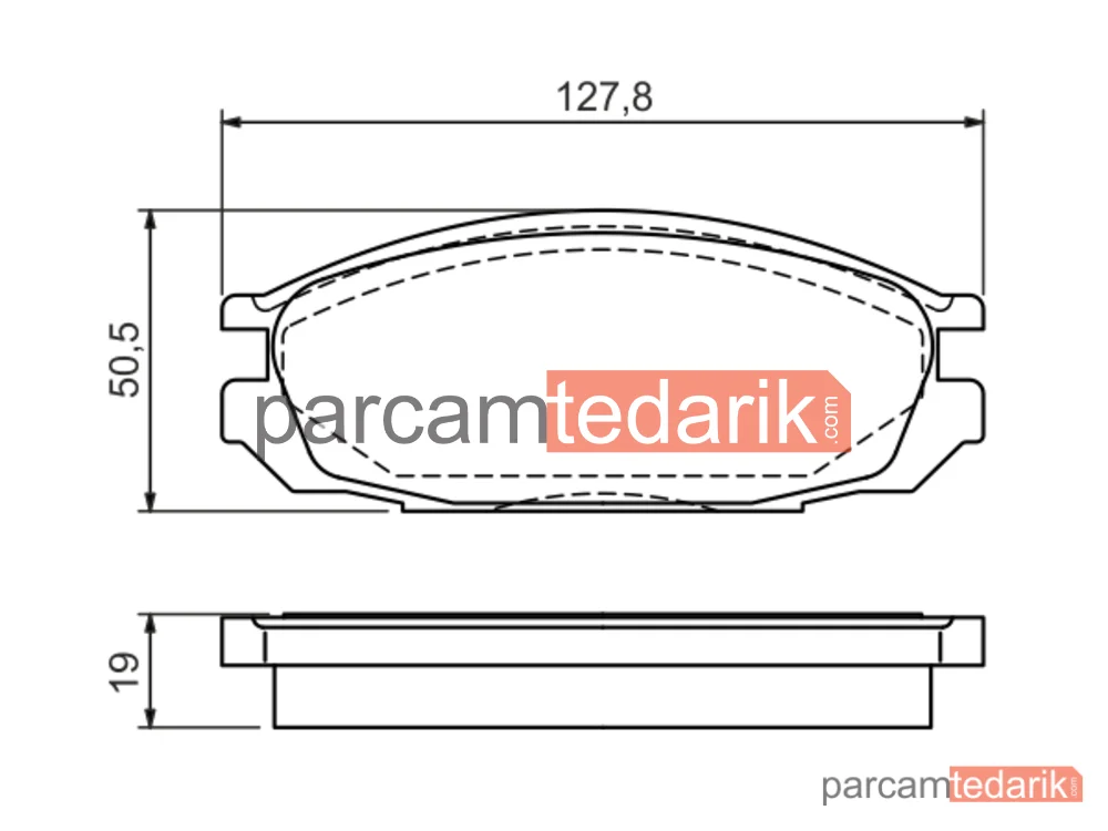 BOSCH 0986461133 | Fren Balatası (Arka) — Nissan Patrol GR IV