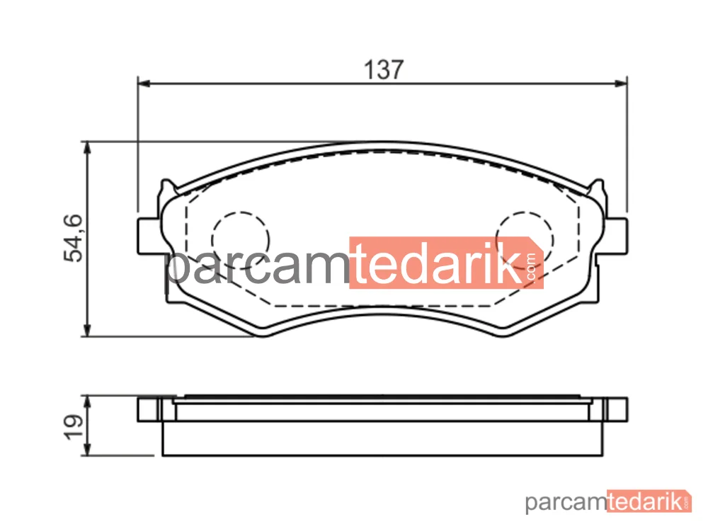 BOSCH 0986461139 | Fren Balatası (Ön) — Nissan 200SX, Nissan Maxima / Maxima QX IV, Nissan Maxima III