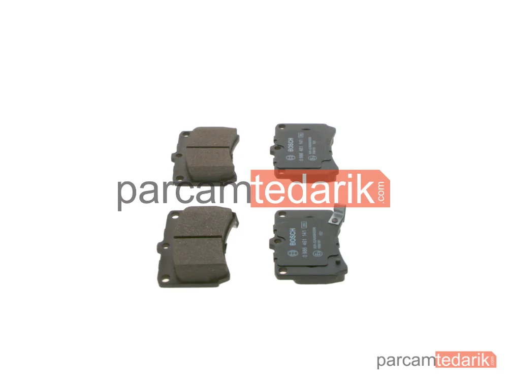 BOSCH 0986461141 | Fren Balatası (Ön) — Mazda 323 C IV, Mazda 323 S IV, Mazda Demio